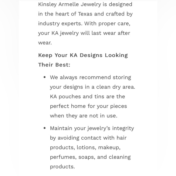 Kinsley Armelle Stone Collection Odine Blue Quartz Earrings | New - Picture 4 of 5